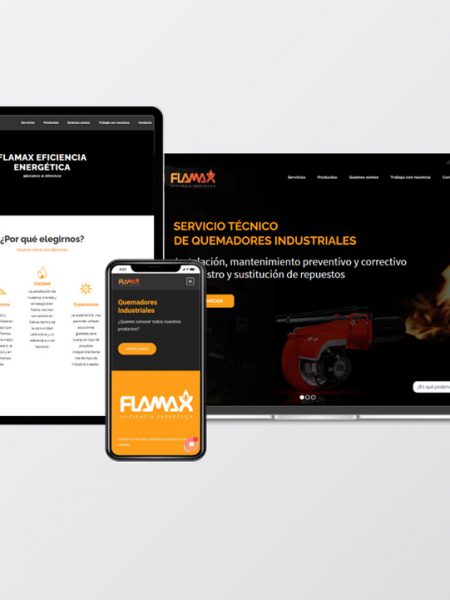 Diseño y Desarrollo Web: Flamax