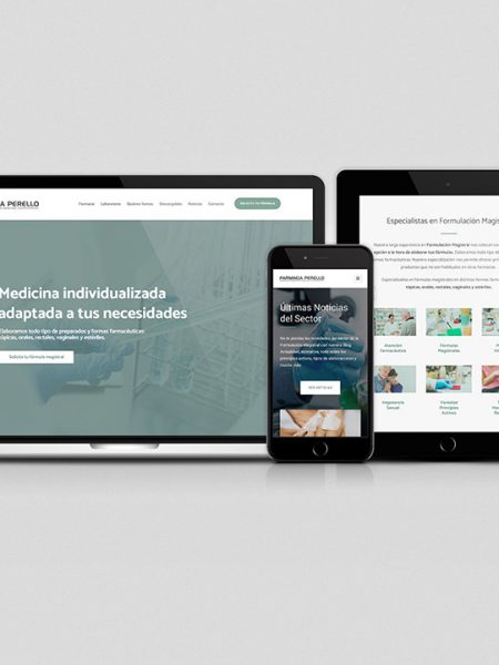 Diseño y Desarrollo Web: Farmacia Laboratorio Perelló