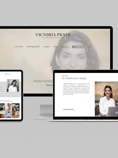 Diseño Web: Doctora Victoria Prats